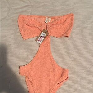 Vintage Havana Orange One Piece Swimsuit